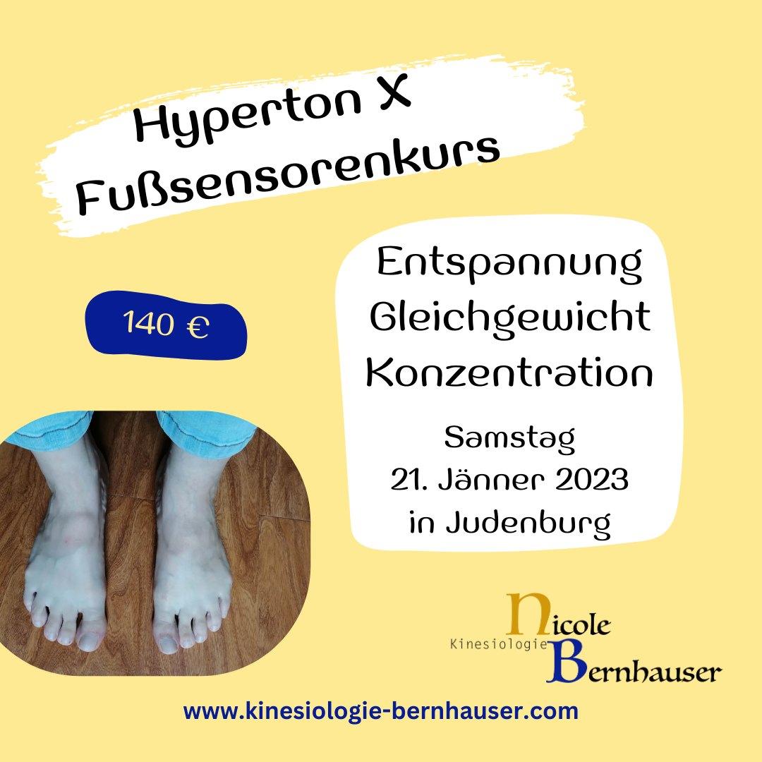 Read more about the article Hyperton-X® Fußsensoren Kurs