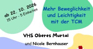 5 Nachmittage mit Dehnungen und Entspannungsübungen aus den 5 Elementen der TCM