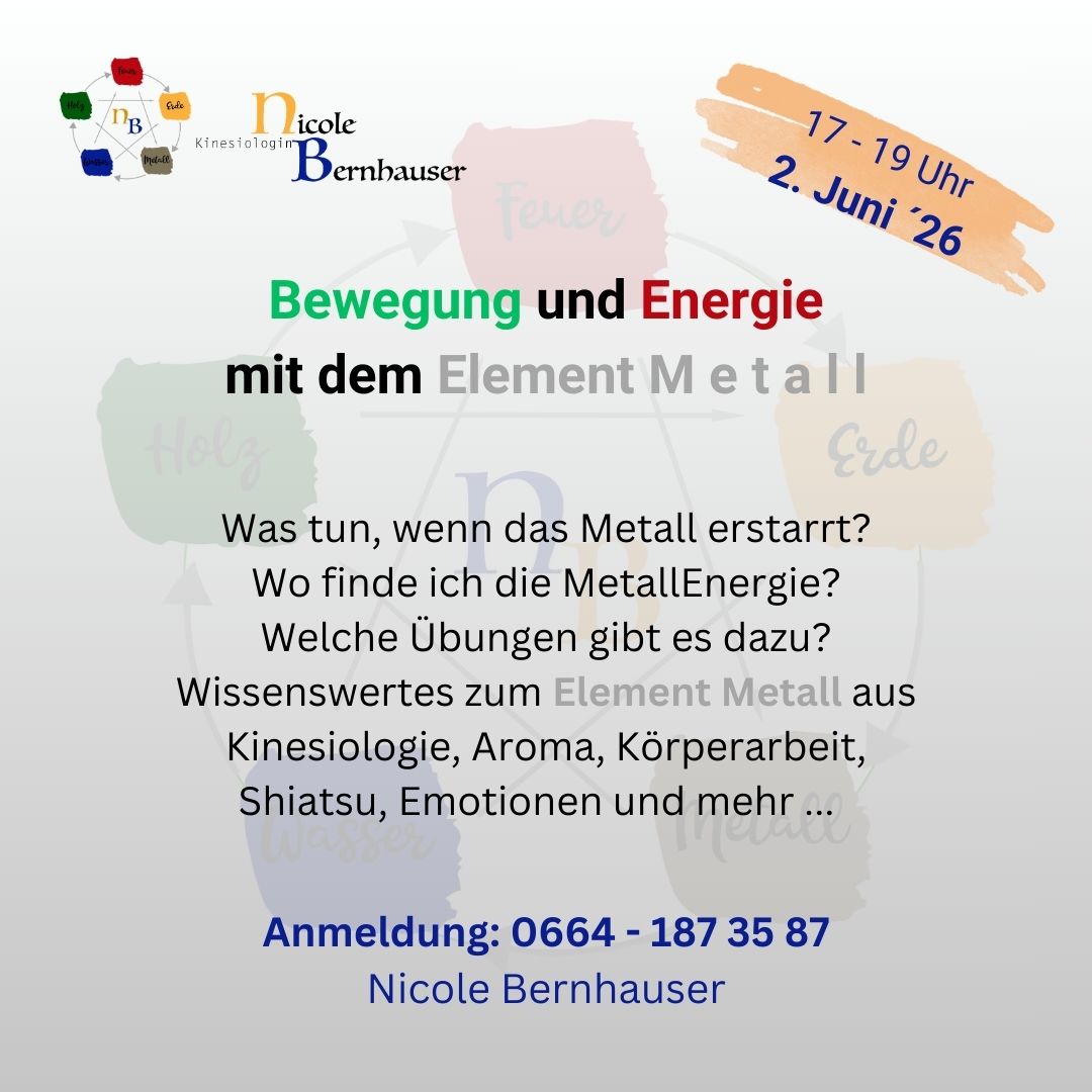 Workshop rund ums Element Metall am 2. Juni 2026