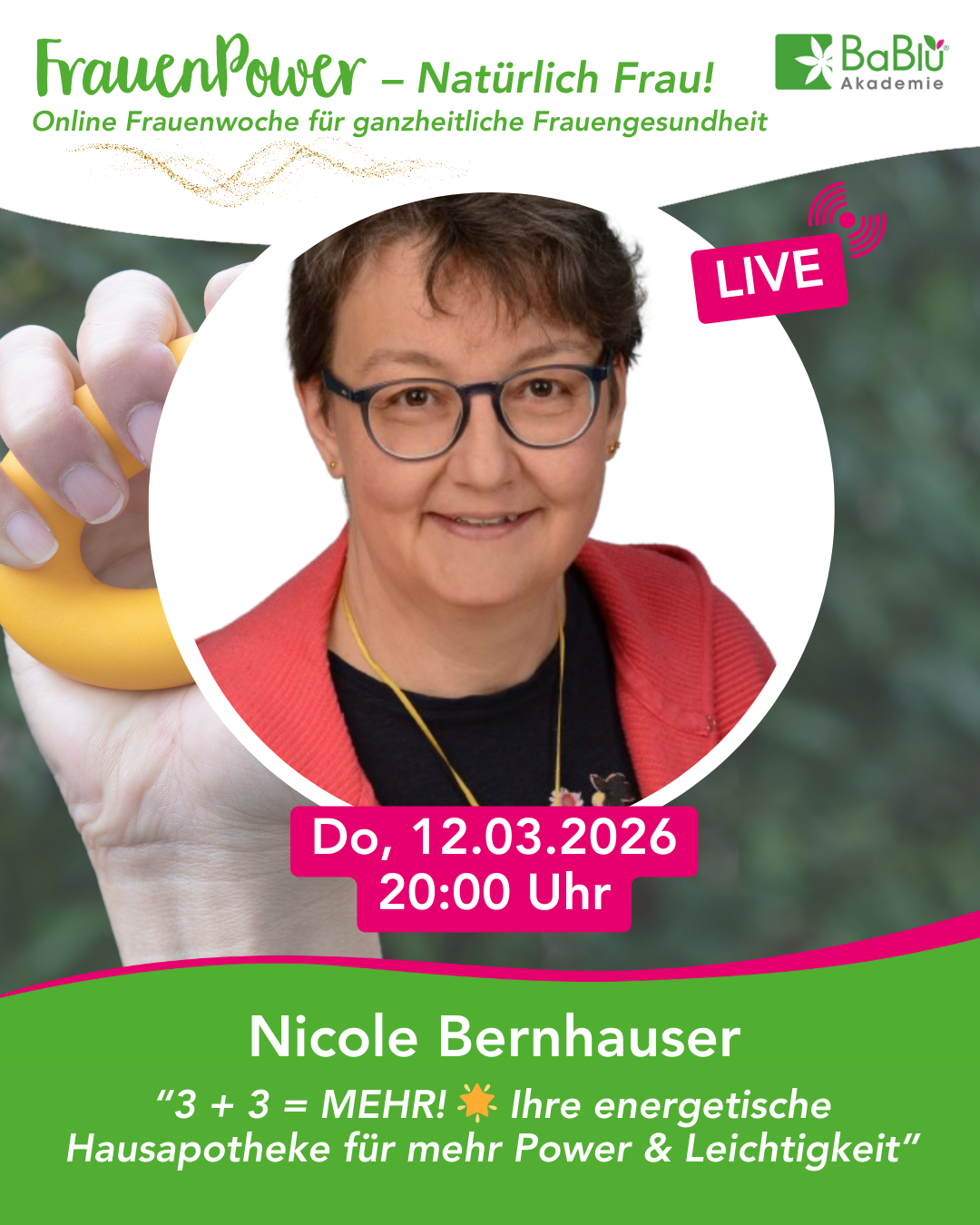 BaBlü FrauenPower Online Vortrag am 12. März 2026