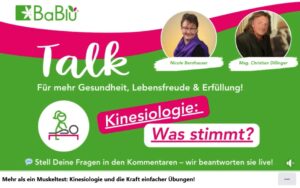 Gespräch über Kinesiologie mit Mag. Christian Dillinger und BaBlü