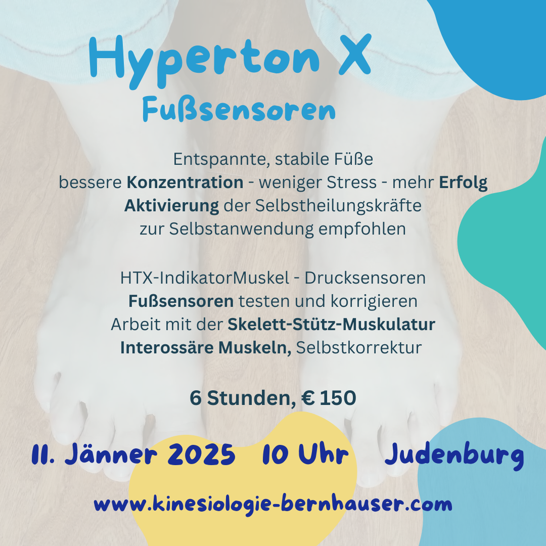 Hyperton-X FußsensorenKurs im Murtal