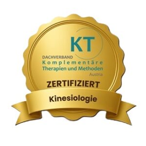Komplementärtherapeutin für die Methode Kinesiologie - zertifiziert vom Dachverband für Komplementäre Therapien und Methoden Austria