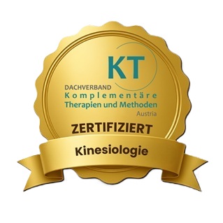 Komplementärtherapeutin für die Methode Kinesiologie - zertifiziert vom Dachverband für Komplementäre Therapien und Methoden Austria