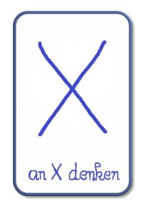 Die Energieübung "An ein X denken" kommt aus dem Brain Gym